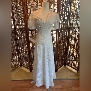 Union Made Vintage White Eyelet Dress